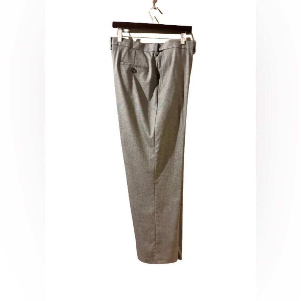Men’s J.M. Haggar classic grey dress pants size 38, hem inseam is 30.25
